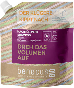 benecos BIO Volumen Shampoo Dreh das Volumen auf Nachfüller (500 ml)