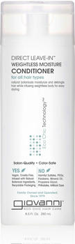 Giovanni Direct Leave-In Weightless Moisture Conditioner (250 ml)