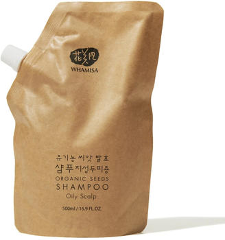 Whamisa Organic Seeds Shampoo Oily Scalp Refill (500 ml)