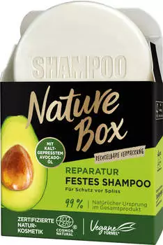 Nature Box Nature Box Reparatur festes Shampoo (85g)