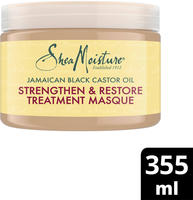SheaMoisture Jamaican Black Castor Oil Strengthen & Restore Treatment Masque,