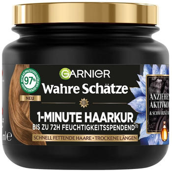 Garnier Wahre Schätze 1-Minute Haarkur Aktivkohle & Schwarzkümmelöl (340ml)