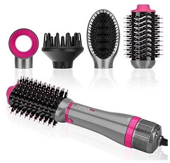 Parwin Pro Beauty 4in1 Warmluftb&uuml;rste Styler-Set grau