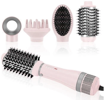 Parwin Pro Beauty 4in1 Warmluftb&uuml;rste Styler-Set rosa