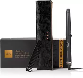 ghd Chronos Curve Conical Gift Set (28–23mm Barrel) black