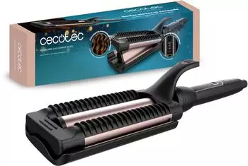 Cecotec RitualCare 1000 Summer Waves Hair Waver with 3 Ceramic-Coated Barrels, 25mm, and 3 Adjustable Temperature Settings