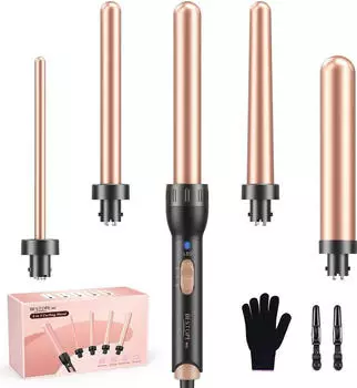 Bestope Mix 5 in 1 Keramik Lockenstab Set L-F9