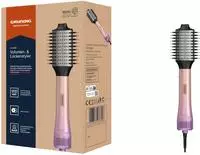 Grundig Warmluftb&uuml;rste "HS 6482" Ionic-Funktion, ovaler Aufsatz f&uuml;r Locken, Wellen