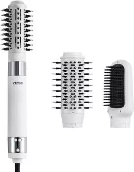 VEVOR Ionen-Airstyler 1200W 110.000U/min mit Oval- & Paddelbürste, 4 Temperaturen