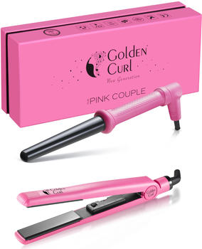 Golden Curl Pink Couple Set