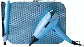 ghd Helios Icy Blue Set with Chronos Styler