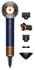 straight to wavy hair Prussian Blue/Copper