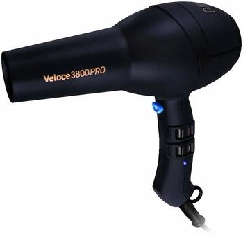 Diva Diva Edit Veloce 3800 Pro Hair Dryer Black