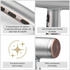 BaByliss Cosmos Leichter mit Diffusor 2025, 2100W Leistungsstarker, Eleganter Föhn, Ionen-Technologie gegen Frizz, 3 Heiz- & 2 Gebläsestufen, Silber, D580DE