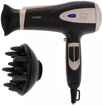 Mesko F&ouml;hn, Adler MS 2287 2400 W Schwarz Champagner (2400 W)