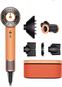 Dyson Supersonic Nural Straight + Wavy Ceramic Apricot/Topaz