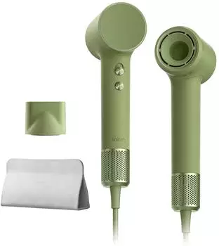 Laifen Mini- , Negativ-Ionen- mit bürstenlosem Motor (110.000 U/min), schnelltrocknend, leiser Reisetrockner (Grün)