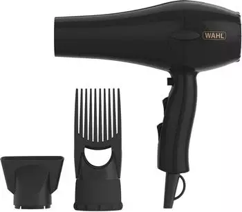 Wahl PowerPik 2 Hairdryer, für Frauen, Pik-Aufsatz, Afro- , afro-karibisches Haar, drei Hitzestufen, Anti-Frizz-Trocknung, schwarz