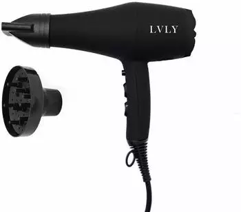 Home Deluxe LVLY Haartrockner 2200W mit Diffusor und Styling-Aufsatz (50929)