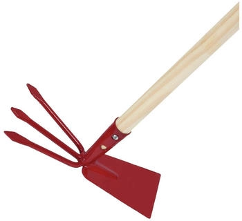 Floraworld Doppelhacke 9 cm breit mit Stiel