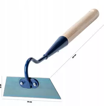 Kadax Gartenhacke Trapezform Metall/Holzstiel 14cm (K3443)