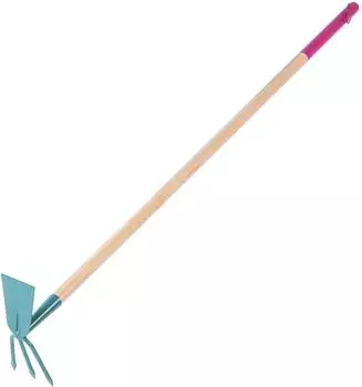 Kadax Damen-Gartenhacke mit Gabel, Metallkopf, 3 Zinken (K3437)