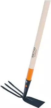 Siena Garden Doppelhacke 3 Zinken, Flachform, mit Stiel 28x1400mm (T42445)