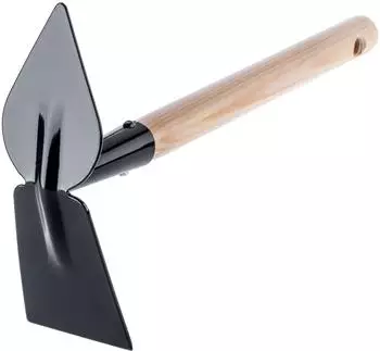 Kadax Kombihacke Doppel, Metall, kurzer Stiel (K3496)