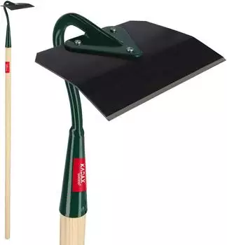 Kadax Gartenhacke Metall mit Holzstiel, 14cm (K2165)