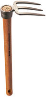 SHW Rex-H&auml;ckchen m. 3 Zinken mit Stiel 40 cm lang