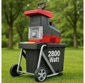 Onbest Gartenhäcksler Elektro 2800W mit Stopfer