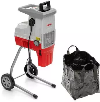 Ikra Elektro Walzenhäcksler ILH 3000 S mit 45-Liter Fangsack
