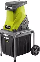 Ryobi H&auml;cksler 2500W mit Fangsack & Stopfer - leistungsstarker Gartenh&auml;cksler