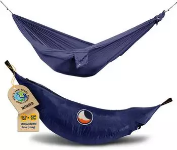 Ticket To The Moon King Size H&auml;ngematte navy blue