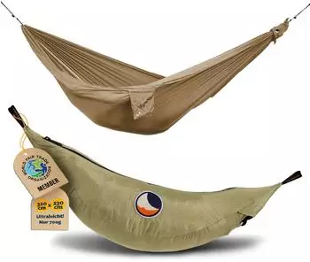 Ticket To The Moon King Size H&auml;ngematte brown