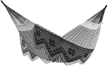 Vivere Luxo Brasilianische Hängematte Baumwolle, Doppel (BRAZ810)