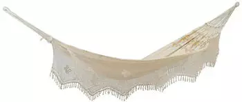 Amazonas XXL Makramee H&auml;ngematte Rio Boho Scandi Edition 250 x 160 cm