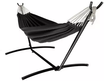 Garmio Venedig H&auml;ngematte mit Gestell, Baumwolle, 270x110cm, 200kg, klappbar (Venedig)