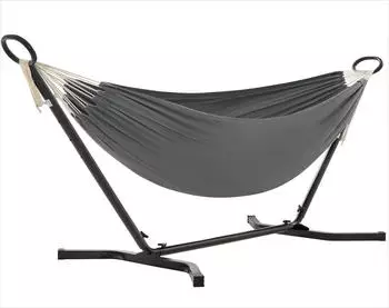 Songmics H&auml;ngematte mit Gestell, 210x150cm, h&ouml;henverstellbar, bis 240kg