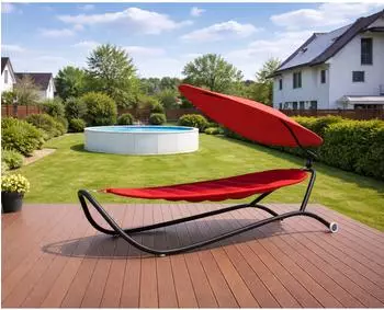 Leco Gloria H&auml;ngematte rot, max. 110kg (4735020104)