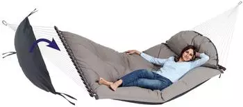 Amazonas Fat Hammock Zusatzkissen 2-farbig Taupe (AZ-1960011)