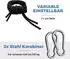Svita Hängematte Outdoor Ultraleicht Fallschirmnylon Grün/Hellgrau (120kg)