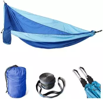 Svita Hängematte Outdoor ultraleicht, blau, 200kg (1-2 Personen)