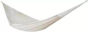 MacaMex Solea Netzhängematte L, Baumwolle, natur/beige 220x170cm (MA-00900)