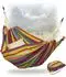 Relaxdays Hängematte XXL, bunt, 300 kg, 150x250 cm