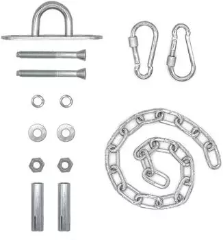 Amanka H&auml;ngesessel-Kette mit Deckenhaken 50cm, 230kg (16704)