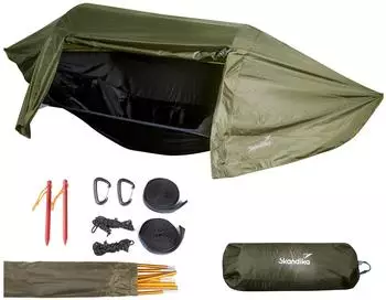 Skandika Rian Hängemattenzelt mit Moskitonetz, Nylon, 1 Person, 200kg