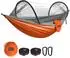 LuxusKollektion Hängematte mit Moskitonetz, Nylon, orange/grau, 275x140cm, 300kg (