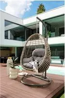 Destiny H&auml;ngesessel "COCO SUNRISE" Stahl, Polyrattan, mit Gestell, inkl....