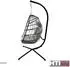 HTI-Living Hängesessel Rica Deluxe faltbar bis 150 kg inkl. Kissen Gestell 93 x 198 x 95 cm